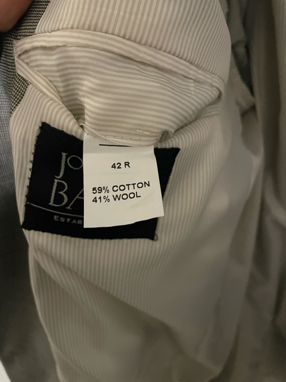 Jos. A. Bank Light Gray Sport Coat - Picture 3 of 7